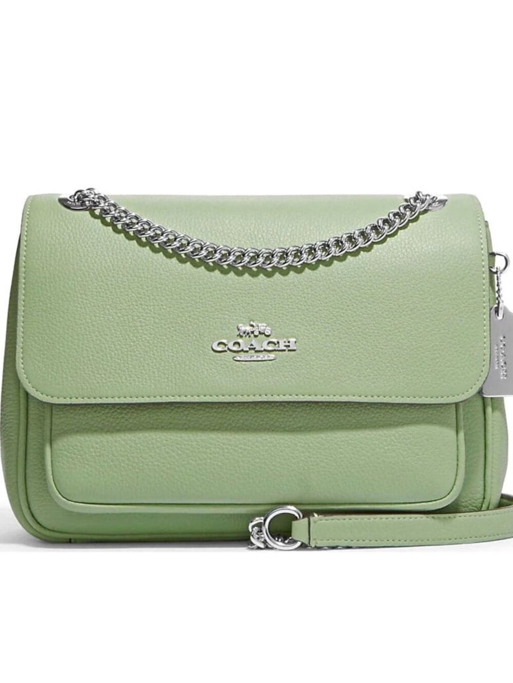 Coach Klare Chain Crossbody Shoulder bag 25 in Pale Pistachio